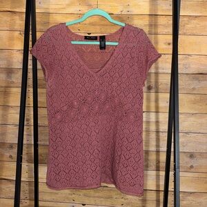 Vintage Liz Claiborne Crochet Top